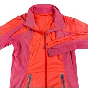 Lululemon Nothin’ But Run In Flare Women's Size 6 Jogging Jacket Orange Pink